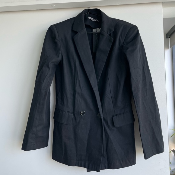NWT Black LF Blazer Oversized Jacket Carmar - Picture 1 of 4